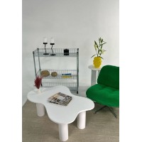 Măsuţă cafea Hanah Home Bloom White imaginea #2 — magazin online Desire.md