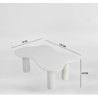 Măsuţă cafea Hanah Home Bloom White imaginea #5 — magazin online Desire.md