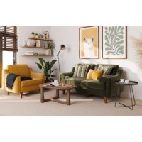 Canapea Atelier Del Sofa Robin 2 Oil Green Walnut imaginea #2 — magazin online Desire.md