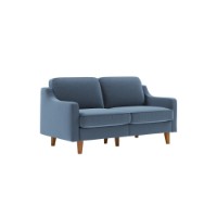 Canapea Atelier Del Sofa Robin 2 Ocean Blue Walnut