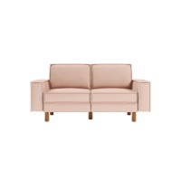 Canapea Atelier Del Sofa Sparrow 2 Salmon Walnut imaginea #2 — magazin online Desire.md