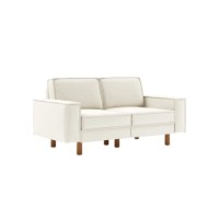 Canapea Atelier Del Sofa Sparrow 2 Milk Froth Walnut