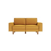 Canapea Atelier Del Sofa Sparrow 2 Caramel Walnut imaginea #2 — magazin online Desire.md