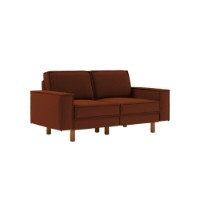 Canapea Atelier Del Sofa Sparrow 2 Tile Red Walnut