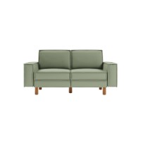 Canapea Atelier Del Sofa Sparrow 2 Sea Green Walnut imaginea #2 — magazin online Desire.md