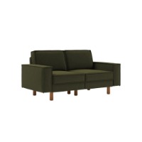 Canapea Atelier Del Sofa Sparrow 2 Oil Green Walnut