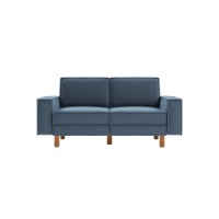 Canapea Atelier Del Sofa Sparrow 2 Ocean Blue Walnut imaginea #2 — magazin online Desire.md