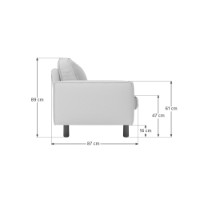 Canapea Atelier Del Sofa Sparrow 2 Night Grey Walnut imaginea #5 — magazin online Desire.md