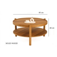 Журнальный столик Hanah Home Monza Walnut фото №5 — интернет-магазин Desire.md