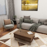 Măsuţă cafea Hanah Home Dy Ada Walnut