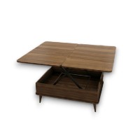 Măsuţă cafea Hanah Home Dy Ada Walnut imaginea #4 — magazin online Desire.md