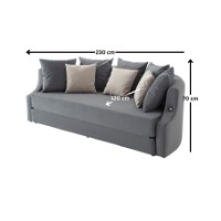 Canapea Atelier Del Sofa Letto Anthracite imaginea #13 — magazin online Desire.md