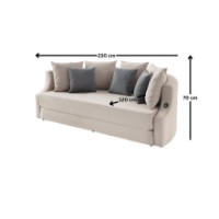 Canapea Atelier Del Sofa Letto Cream imaginea #12 — magazin online Desire.md