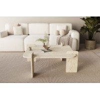Măsuţă cafea Hanah Home Woog Travertine imaginea #2 — magazin online Desire.md