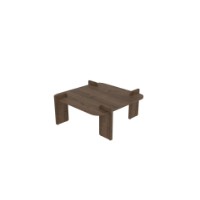 Măsuţă cafea Hanah Home Wood Walnut imaginea #6 — magazin online Desire.md