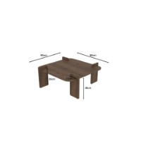 Măsuţă cafea Hanah Home Wood Walnut imaginea #7 — magazin online Desire.md