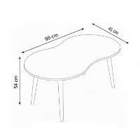 Журнальный столик Hanah Home Moon White фото №5 — интернет-магазин Desire.md