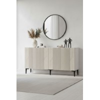 Dulăpior Hanah Home Corsa 150 White Travertine