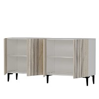 Dulăpior Hanah Home Corsa 150 White Travertine imaginea #7 — magazin online Desire.md