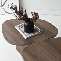 Журнальный столик Hanah Home Stones Walnut фото №11 — интернет-магазин Desire.md