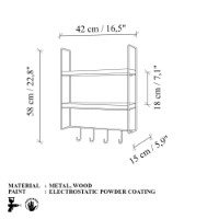 Raft de perete Hanah Home Cm-071 imaginea #8 — magazin online Desire.md