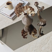 Măsuţă cafea Hanah Home Favorite Bronze Travertine imaginea #6 — magazin online Desire.md