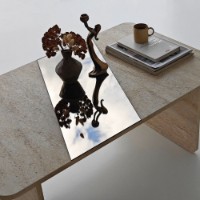Măsuţă cafea Hanah Home Favorite Bronze Travertine imaginea #7 — magazin online Desire.md