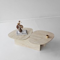 Журнальный столик Hanah Home Stones Travertine фото №3 — интернет-магазин Desire.md
