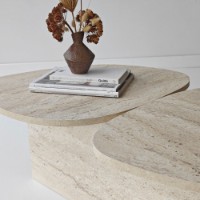 Журнальный столик Hanah Home Stones Travertine фото №7 — интернет-магазин Desire.md