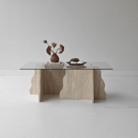 Măsuţă cafea Hanah Home Canyon Travertine Transparent imaginea #4 — magazin online Desire.md