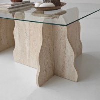 Măsuţă cafea Hanah Home Canyon Travertine Transparent imaginea #9 — magazin online Desire.md