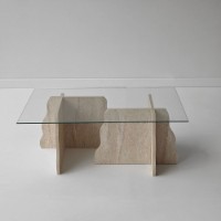 Măsuţă cafea Hanah Home Canyon Travertine Transparent imaginea #13 — magazin online Desire.md