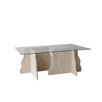 Măsuţă cafea Hanah Home Canyon Travertine Transparent imaginea #16 — magazin online Desire.md
