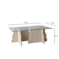 Măsuţă cafea Hanah Home Canyon Travertine Transparent imaginea #17 — magazin online Desire.md