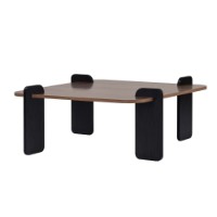 Журнальный столик Hanah Home Marais Venezia Walnut Wood Black фото №3 — интернет-магазин Desire.md