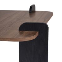 Журнальный столик Hanah Home Marais Venezia Walnut Wood Black фото №8 — интернет-магазин Desire.md