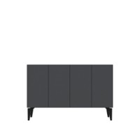 Dulăpior Hanah Home Lipa 120 Anthracite imaginea #7 — magazin online Desire.md