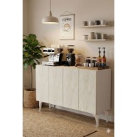 Dulăpior Hanah Home Lipa 120 White Travertine imaginea #3 — magazin online Desire.md