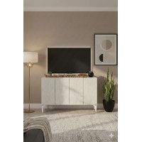 Dulăpior Hanah Home Lipa 120 White Travertine imaginea #4 — magazin online Desire.md