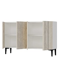Dulăpior Hanah Home Corsa 120 White Travertine imaginea #6 — magazin online Desire.md