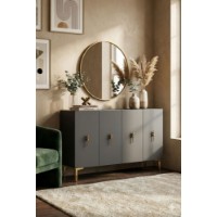 Dulăpior Hanah Home Salkim 120 Anthracite Gold