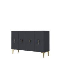 Dulăpior Hanah Home Salkim 120 Anthracite Gold imaginea #4 — magazin online Desire.md