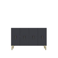 Dulăpior Hanah Home Salkim 120 Anthracite Gold imaginea #5 — magazin online Desire.md