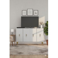 Dulăpior Hanah Home Salkim 120 White Gold
