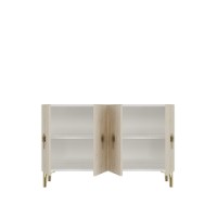 Dulăpior Hanah Home Salkim 120 White Travertine Gold imaginea #6 — magazin online Desire.md
