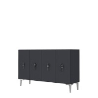 Dulăpior Hanah Home Salkim 120 Anthracite Silver imaginea #4 — magazin online Desire.md