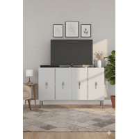 Dulăpior Hanah Home Salkim 120 White Silver imaginea #2 — magazin online Desire.md