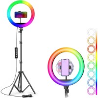 Lampă inelară Profi Nails  MJ-36 RGB Soft Riny Ligt LED
