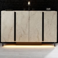 Dulăpior Hanah Home Paris Travertine imaginea #2 — magazin online Desire.md