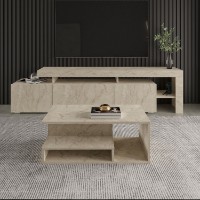 Măsuţă cafea Hanah Home Vera Mini Travertine imaginea #2 — magazin online Desire.md